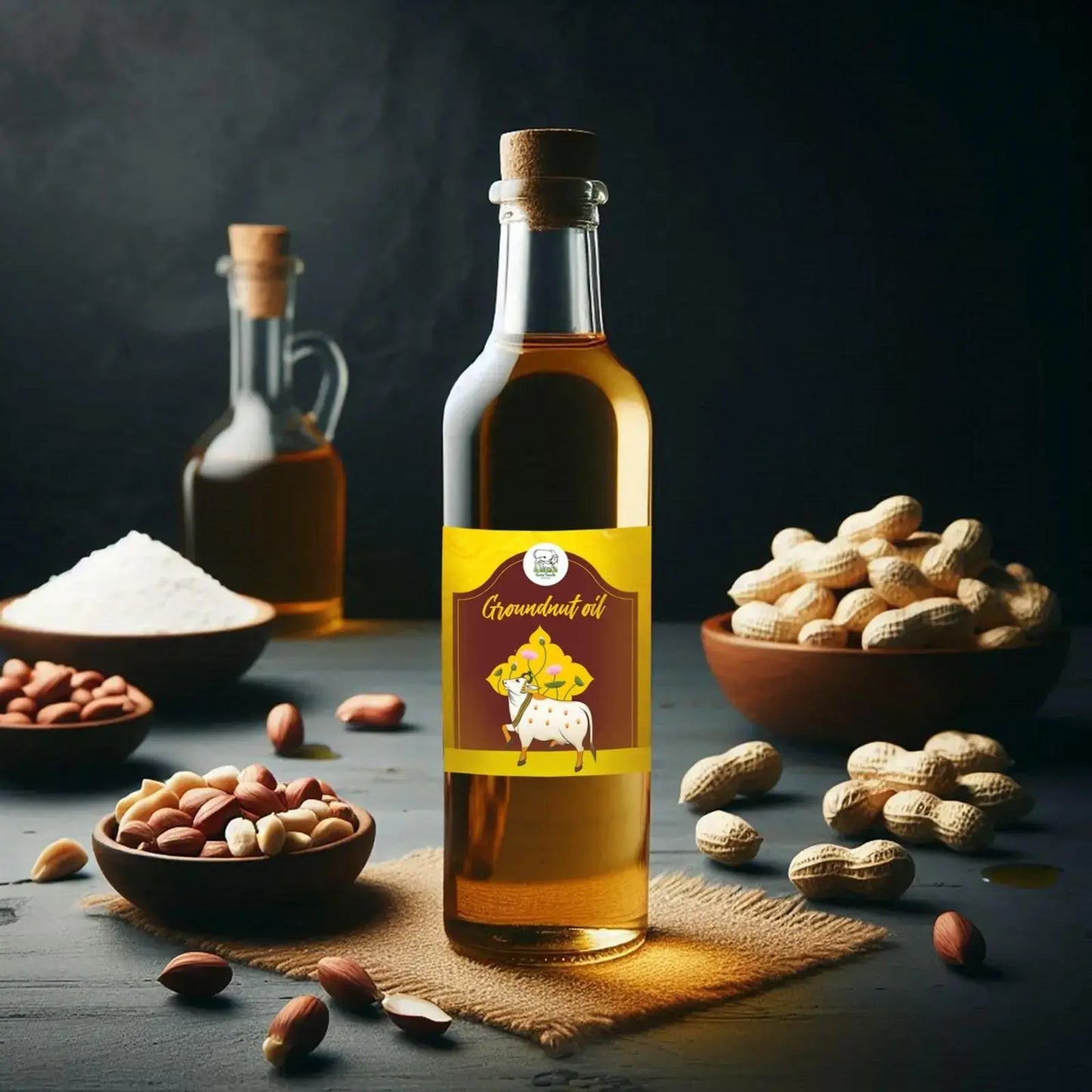 Groundnut Oil (दगडी घाण्यावरचे शेंगदाण्याचे तेल)