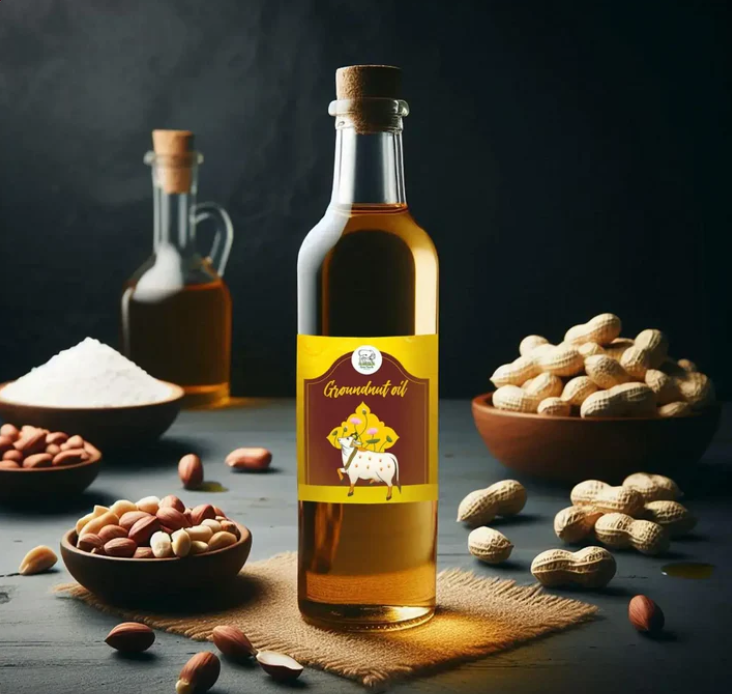 Groundnut Oil (दगडी घाण्यावरचे शेंगदाण्याचे तेल)